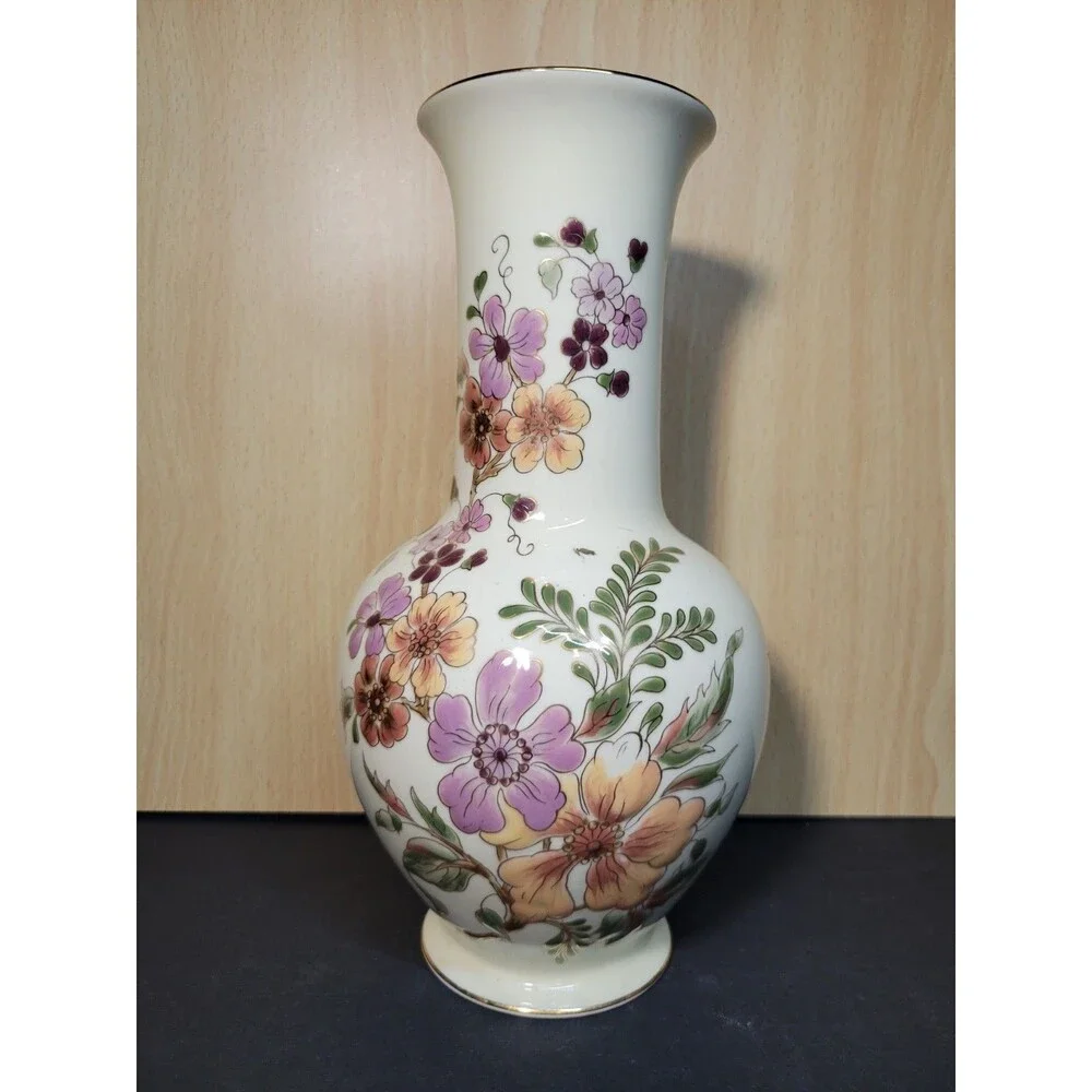 Vintage Zsolnay Hand Painted Vase Hungary Limited Edition